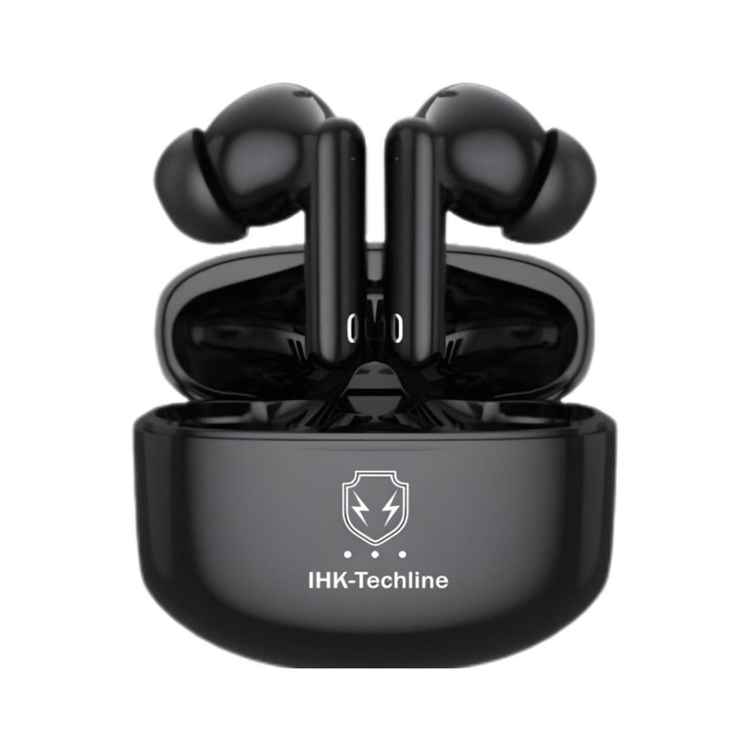 Ihk-Techline - Audífonos Bluetooth Con Reduccion De Ruido. Hifi Negro