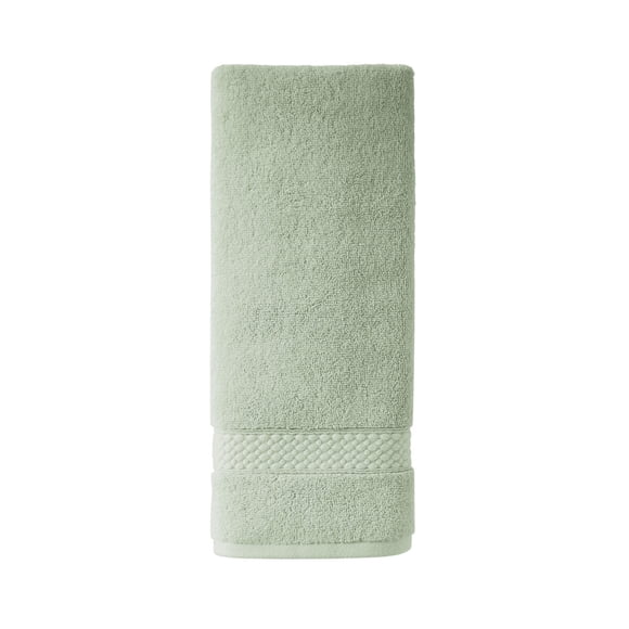 Toalla de Mano Beautiful Drew Barrymore Dobby 100% Algodón Sage