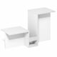 thumbnail image 5 of Mesa lateral Furinno BOYATE con forma de valle y revistero, 5 of 6