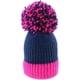 thumbnail image 5 of Invierno Beanie Beanie Acrylic Tejido a puntoted Pompom Large Beanie, 5 of 6