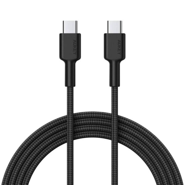 Aukey - Cable Usb-c A Usb-c 0.9m 60w Negro - Cb-cd45-b