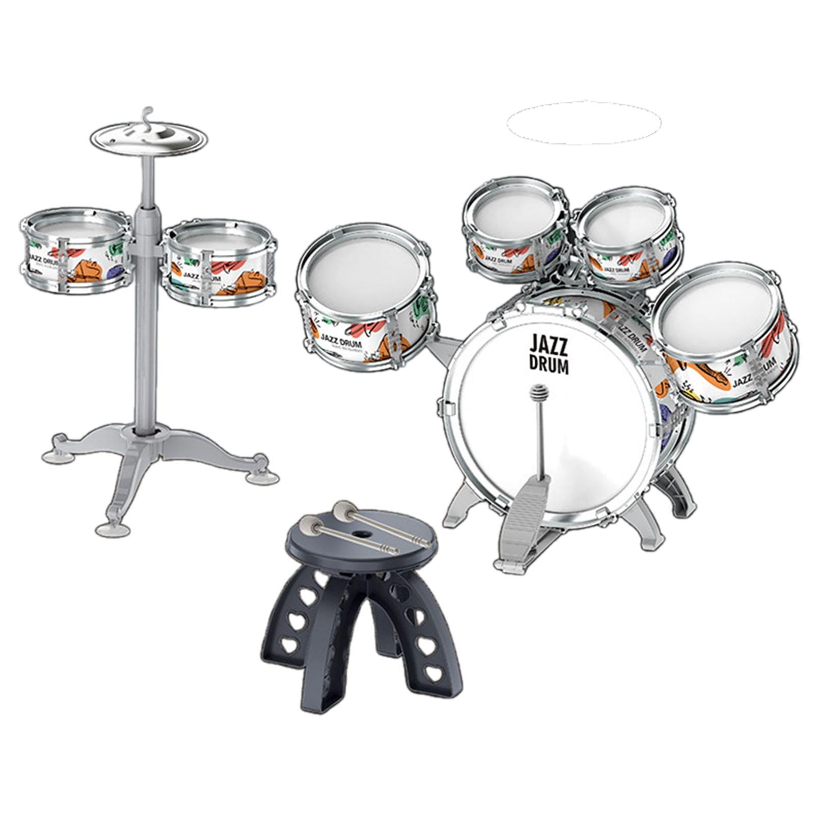 Bothyi - Batería Para Niños Principiantes, Iluminación Musical Para Jardín De Infantes, Fiesta Preescolar, Estilo B