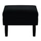 thumbnail image 5 of Sofa New Retro 3c + 2 Pouf Felpa 00 Negro, 5 of 6