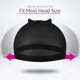 thumbnail image 2 of Fandamei Wig Cap, 6PCS Black Stocking Caps for Wigs, Stretch, 2 of 3
