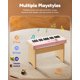 thumbnail image 2 of Piano Infantil Eastar Kido 32 Teclas Digital Educativo Rosa, 2 of 9