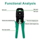thumbnail image 2 of Kit de Herramientas de Crimpado RJ45 WEETOTUNG Cat5/Cat6 + Probador, 2 of 8