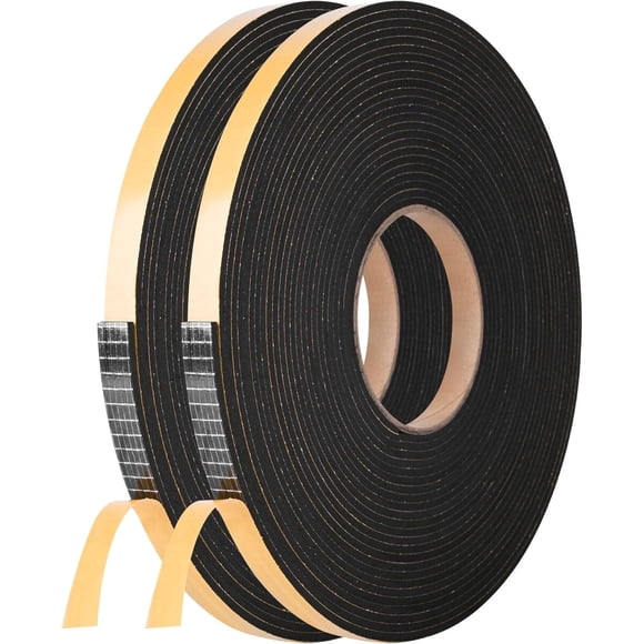 Kikerike Cinta de espuma autoadhesiva para burletes, 12 × 14 pulgadas