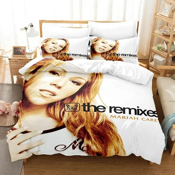 Mariah Carey Bedding Set Duvet Cover Bed Set Quilt Cover Pillowcase Comforter Boys Adult Bedding Set Bed Sheets