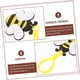 thumbnail image 4 of 12 llaveros de abeja para regalar a niñas, con temática del Día de la Abeja, llaveros estéticos, mochilas y bolsas para bebés., 4 of 7