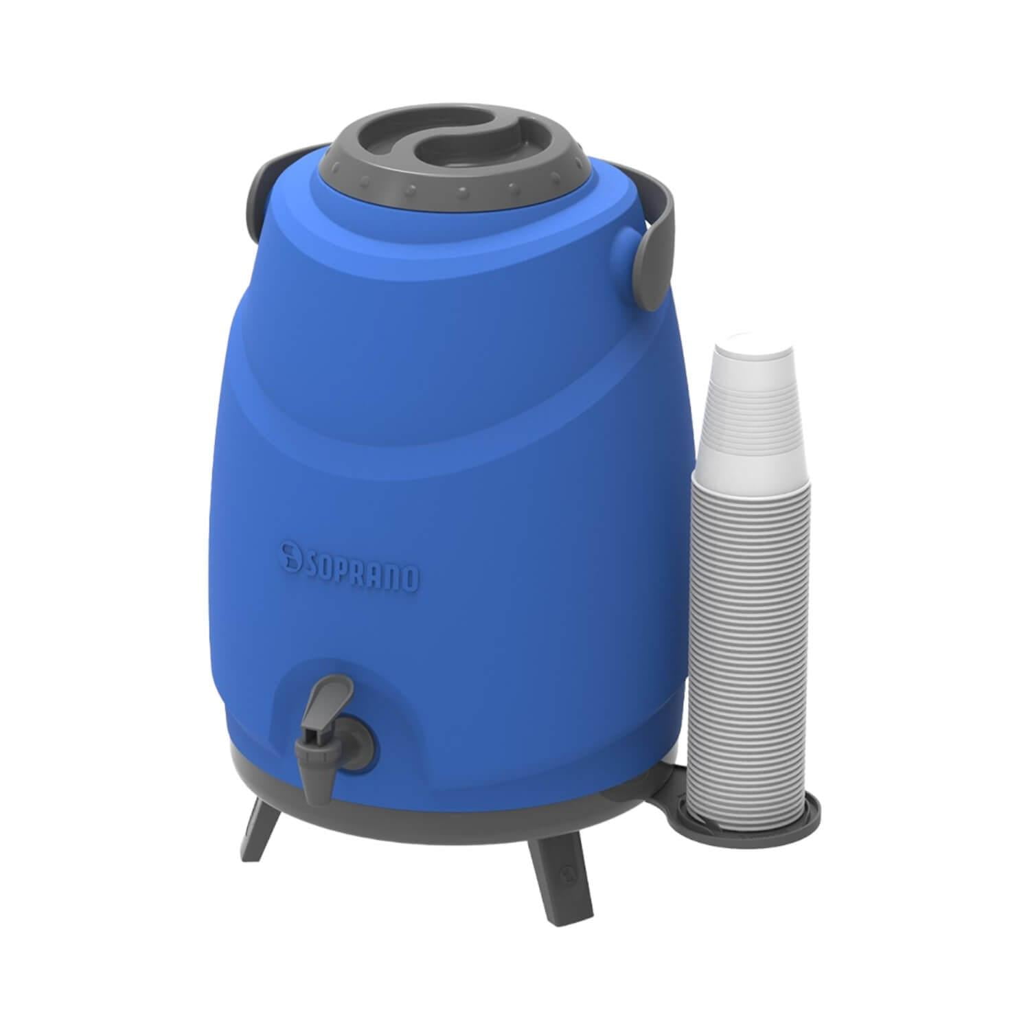 Soprano - Termo Cooler Con Dispensador 12 Litros Azul Tamaño Único