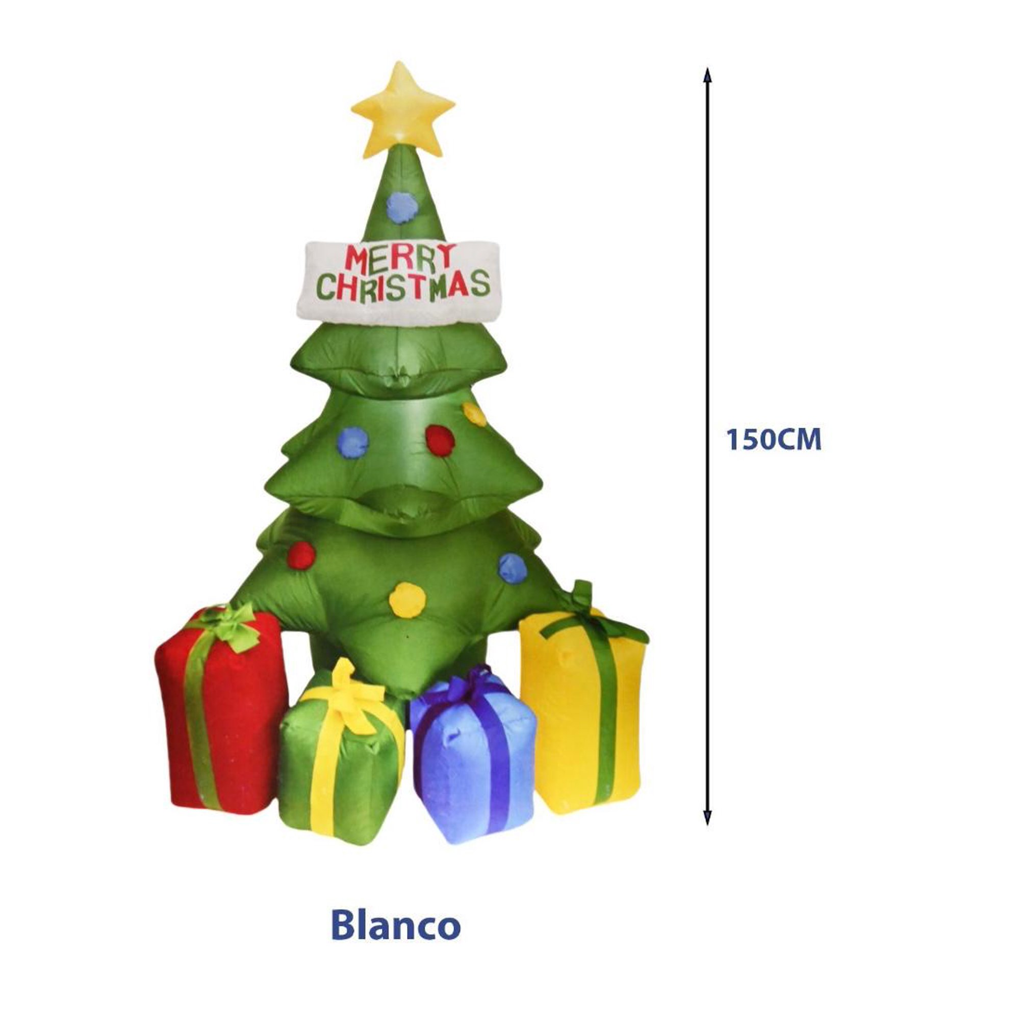 Aladdins Shop - Arbol De Navidad Inflable 1,5 Metros - Adornos Navideños