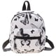 thumbnail image 1 of Women Zebra Leopard Cow Print Backpacks Nylon Shoulder Bag Students High School Small Book Bag Female Mini Rucksack mochila, 1 of 3