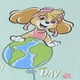 thumbnail image 3 of Pijama Manga Larga Niña Skye Earth Day Verde Paw Patrol, 3 of 4