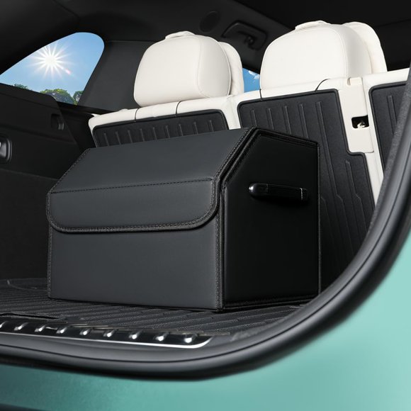 Organizador de Maletero de Coche Aerovia de Cuero Plegable