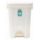thumbnail image 1 of Basurero 36 lts Rectangular San Remo con Tapa y Pedal - Blanco, 1 of 2