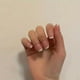 thumbnail image 1 of Short Press On Nails Square Fake Nails Nude Pink False Nails White French Nial Tips Clip On Nails Glossy Full Cover Nails Acrylic Nails For Women And Girls, 1 of 2
