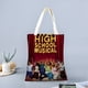 thumbnail image 2 of High School Musical Bolso de tela con estampado de lienzo para mujer, bolsa de compras reutilizable y estética, con cremallera interior, regalo para mujer,40*40cm., 2 of 6