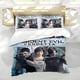 thumbnail image 5 of Resident Evil Conjunto de sábanas temático, trío de piezas, cómodo y amigable con la piel, diseño único, regalo de decoración para el hogar para familiares, amigos y fans, 90 cm * 190 cm, 5 of 6