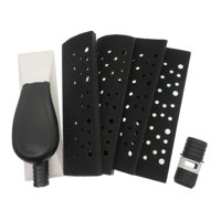 Magideal - 5X Bloque De Lijado Manual Al Vacío, Almohadilla De Esponja, Herramienta Lijadora De Polvo Multifuncional Para Fabricación De Muebles, Eliminación De