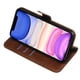 thumbnail image 2 of Funda con Cremallera para iPhone 12, Carcasa Cartera de Cuero PU con Soporte y Tarjetero, 2 of 6