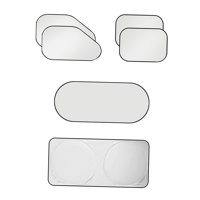 Ioensy - 6 Uds Parasol Para Ventana De Coche Sombra De Privacidad Apagón Camping Viaje Cubierta Solar Visera