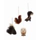 thumbnail image 1 of Adornos navideños Kurt Adler Buri Woodland Animal, 4 piezas, 1 of 1