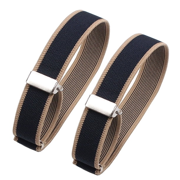 Brazalete elástico para mujer y hombre, brazalete de 2 cm, gemelos para camisa