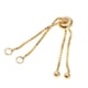 thumbnail image 5 of Cadena extensora ajustable s925 para el collar pulsera joyería de oro, 5 of 5