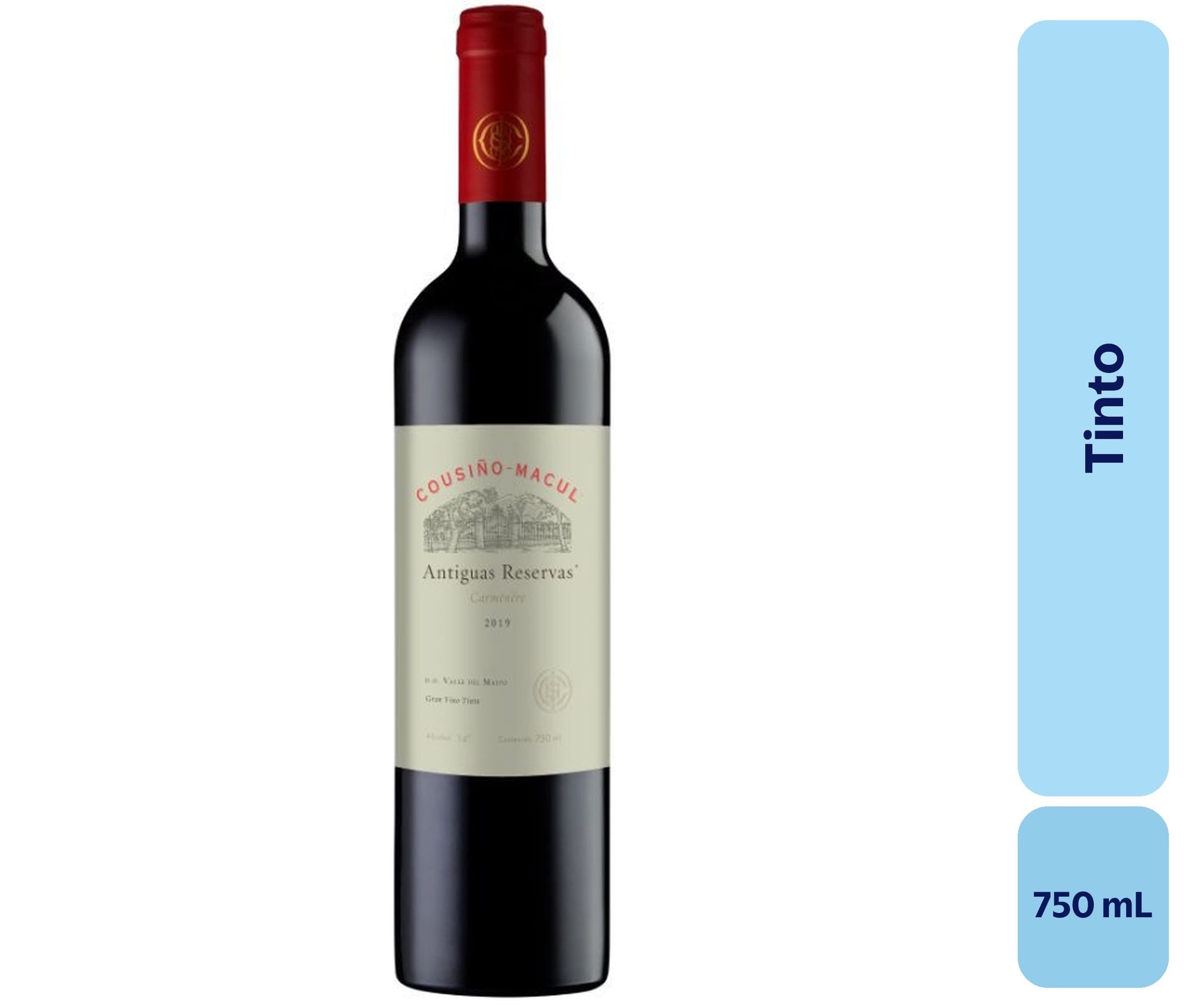 Vino Tinto Botella 750 mL Cousino Macul
