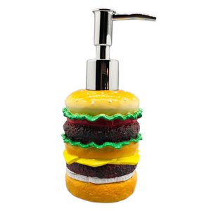 Magideal - Bonito Dispensador De Jabón De Donut, Bomba De Jabón De Manos, Botella Para Jabón De Platos, Jabón De Manos, Baños, Encimeras De Cocina, Accesorio De Hamburguesa
