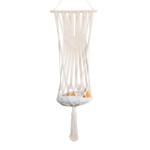 Ioensy - Tapiz Bohemio Tejido A Mano, Macramé, Gato, Hamaca, Nido De Gato, Cesta Colgante De Pared