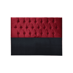 Importclick - Respaldo King Piso Capitone Premiun 180X140 Cm Burdeo Felpa