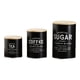 thumbnail image 4 of Juego De 3 Botes Grandes Para Encimera De Cocina, Color Negro, 4 of 6