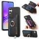 thumbnail image 1 of Funda Magnética Para Samsung Galaxy A05 Con Billetera Y Anillo Protector Resistente Negro, 1 of 6