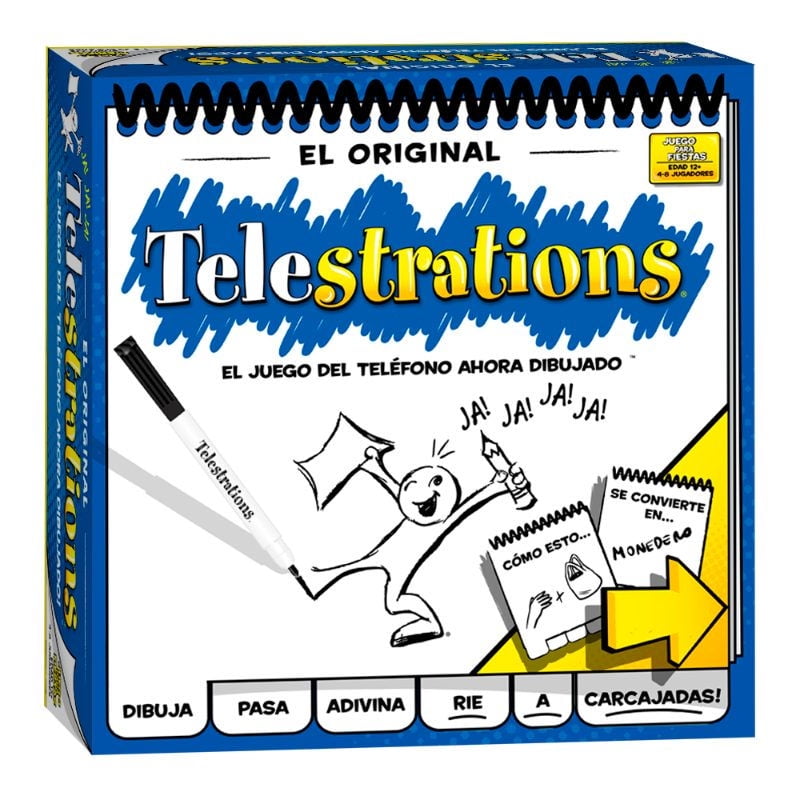 Asmodee - Juego De Mesa Telestrations- Party Game