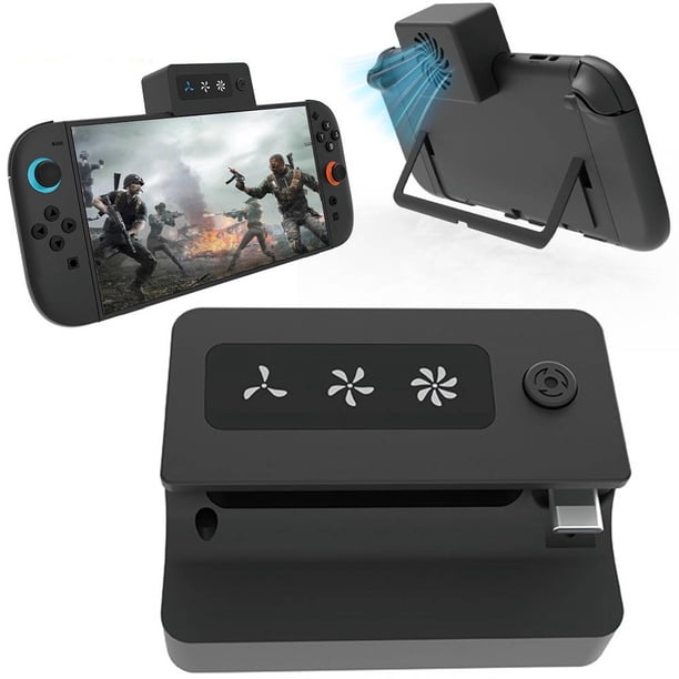 Ventilador de enfriamiento con 3 velocidades ajustables para consola Nintendo Switch 2, accesorios portátiles de disipador de calor