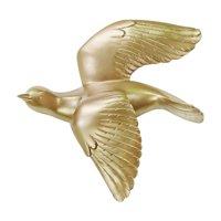 Magideal - Decoración De Pared De Pájaro Colgante, Decoración Montada En La Pared De Pájaro, Figurita De Animal Diy, Escultura De Pared De Gorrión 3D Para Decora Estilo C