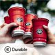 thumbnail image 4 of Vaso de Bebida Top Cup 568 ml Pack de 20 Georgia NCAA, 4 of 7
