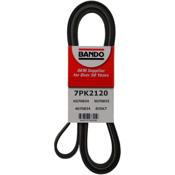 Correa Serpentina Bando USA 7PK2120 de Calidad OEM