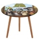 thumbnail image 1 of ¡Viva el Rey Julien!-theme Fitted Round Tablecloths Elastic Edged Table Covers Waterproof Table Cloth for Kitchen Holiday Party Tables Decor 120cm, 1 of 6
