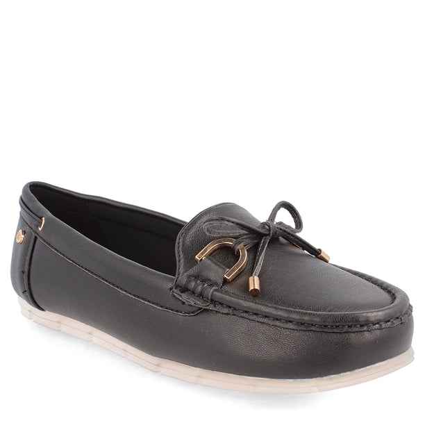MOCASIN MUJER BATA MICAELA NEGRO