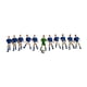 thumbnail image 2 of 11 Figuras De Jugador De Fútbol En Miniatura, Accesorios Para Escenas De Bricolaje, Jardín De Hadas, Jugador Azul, 2 of 5