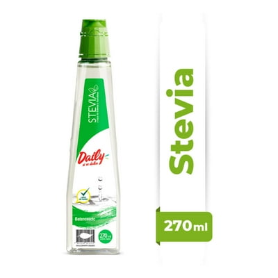 Endulzante Líquido Stevia Botella 270 Ml Daily