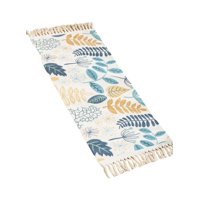 Todo Para El Hogar - Juego De 2 Bajada De Cama Alfombra De Lino 60 X 130 Cm