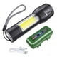 thumbnail image 1 of Mini Linterna Led De Mano Recargable Usb Gancho 525 Con Zoom Color De La Linterna Verde Color De La Luz Blanco, 1 of 3