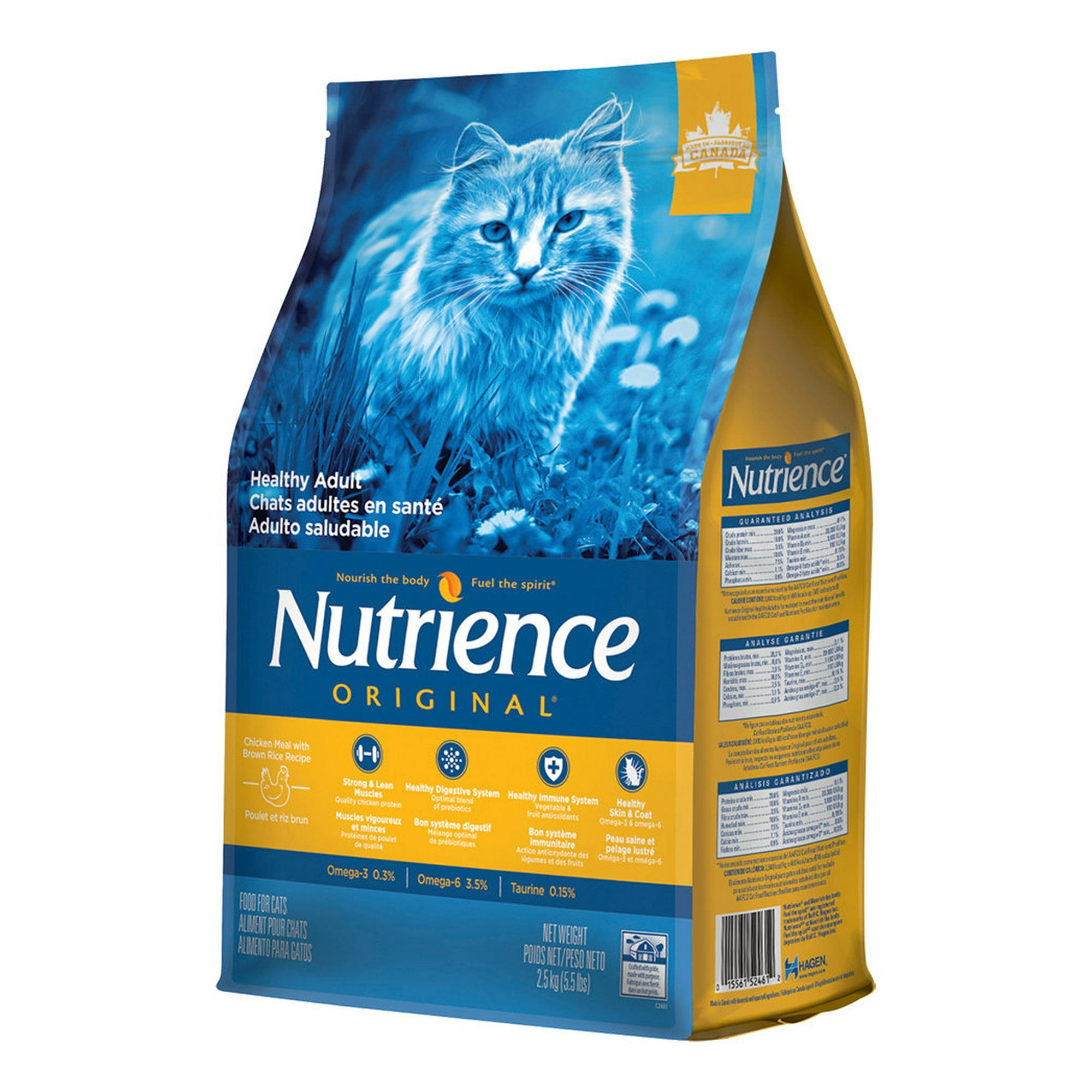 Nutrience - Alimento Seco Gato Original Adulto Saludable Bolsa 5 Kg