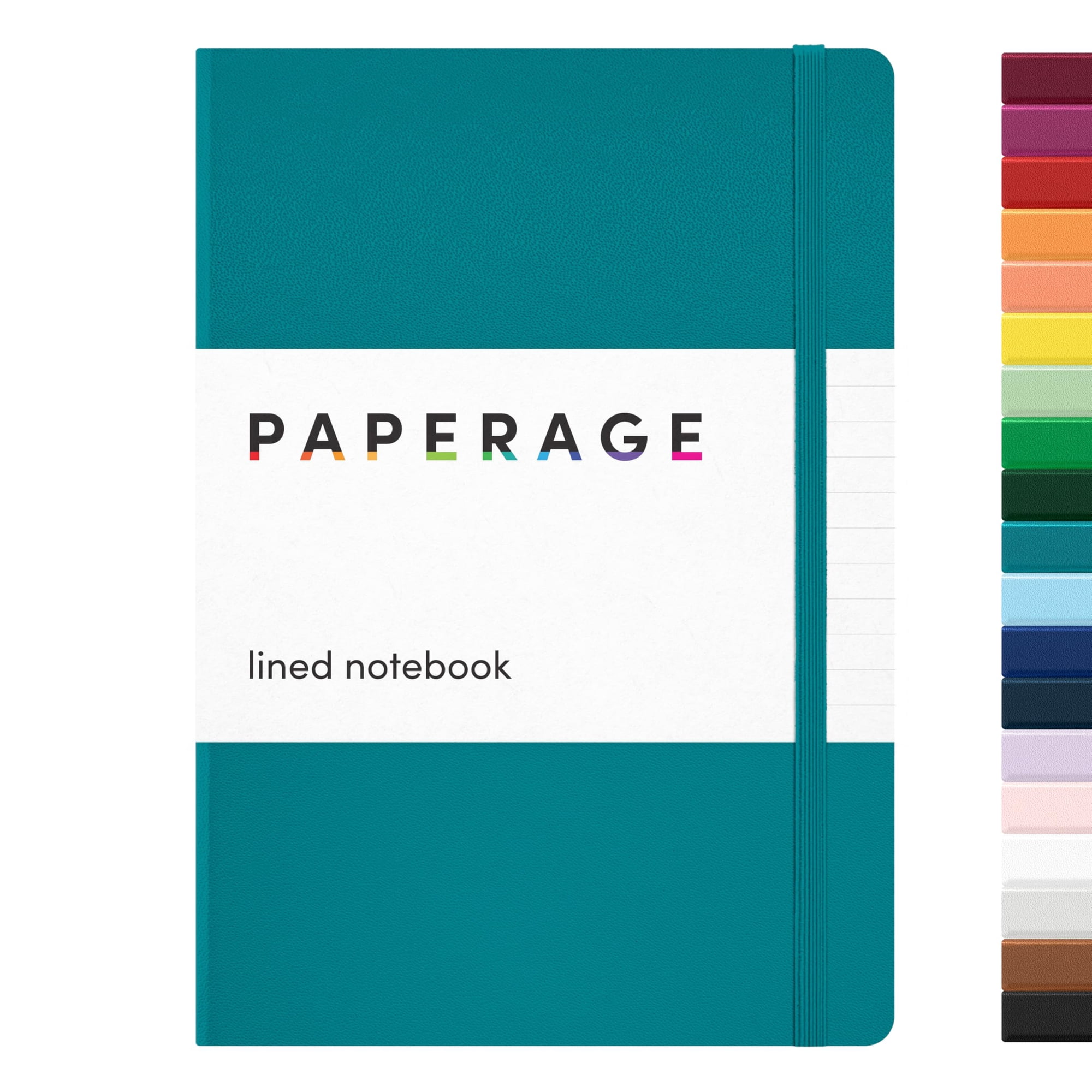 Cuaderno Paperage Rayado, 160 Páginas, Turquesa, 5.6 X 8 Pulgadas