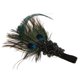 thumbnail image 1 of Dama de la vendimia pavo real pluma apliques frente diadema casco traje, 1 of 3
