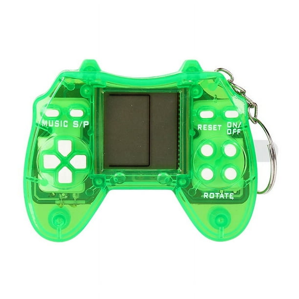 Children's Building Blocks Handle Game Console, Mini Handheld Video Game Console, Gashapon Machine Key Chain Hanging Decoration With 6 Color Options