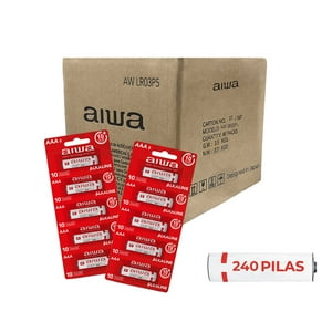 Aiwa - Pila Alcalina Aaa Pack X240 Unidades Lr6P5